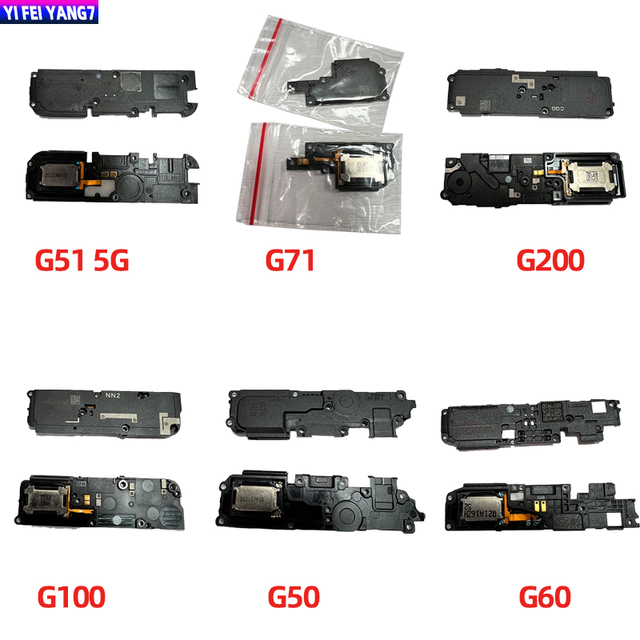 100% Tested Loud Speaker Buzzer Ringer Replacement for Motorola G51 G71 G200 G100 G50 G60 5G Plus Mobile Phone Flex Cables