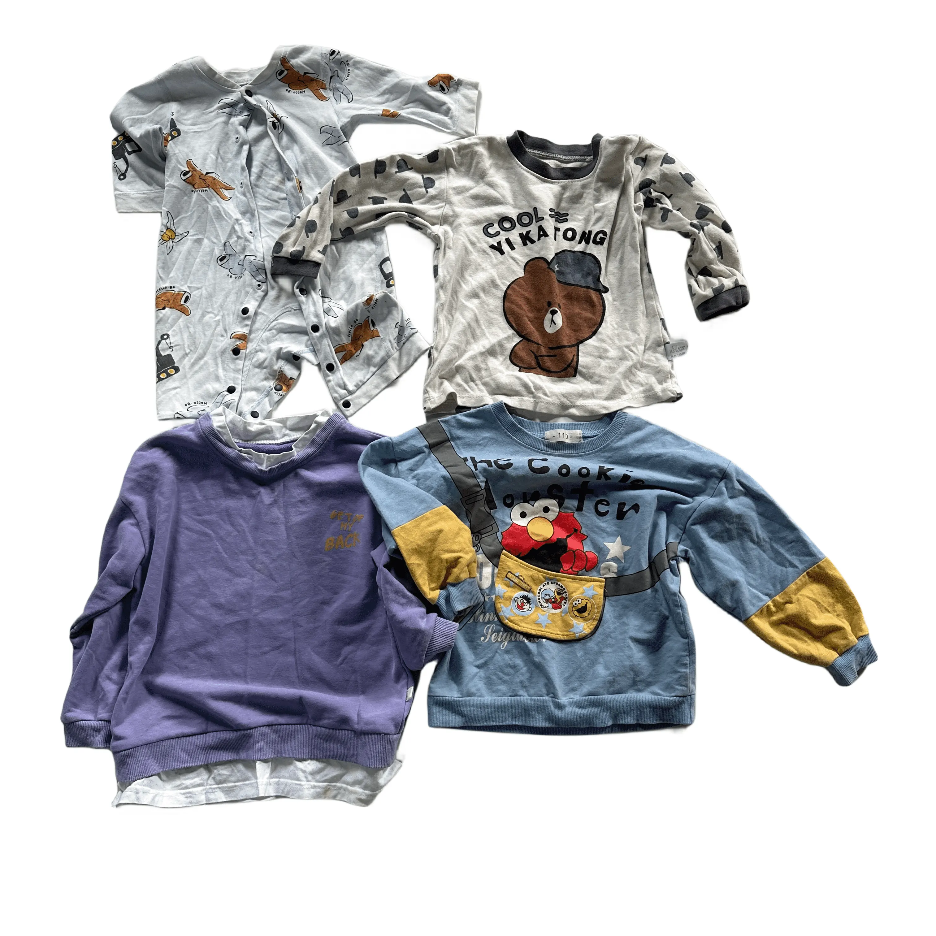 Vêtements d'occasion pour enfants design de mode vêtements d'occasion pour enfants de printemps et d'automne en balles