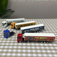 Großhandel Kinder-Spielzeugauto aus Kunststoff, Schiebe-Legierungs-Container, Druckguss-Frachtwagen-Modell, Kinderfahrzeug-Spielzeug