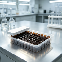 Flacon en verre stérile de 10 ml prêt à l'emploi pour solutions d'emballage biopharmaceutique