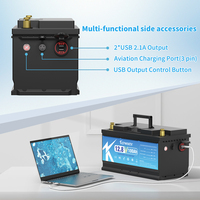 Kepworth-Batería Lifepo4 de 12V, 100Ah, 12,8 V, 200Ah, Serie de soporte/batería de almacenamiento de energía solar paralela Bms