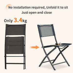 Dingsheng Chaise d'extérieur <span class=keywords><strong>de</strong></span> haute qualité à bas <span class=keywords><strong>prix</strong></span> chaises pliables ultra-légères meubles <span class=keywords><strong>de</strong></span> <span class=keywords><strong>jardin</strong></span> avec chaise <span class=keywords><strong>de</strong></span> <span class=keywords><strong>jardin</strong></span> - Product Image 3