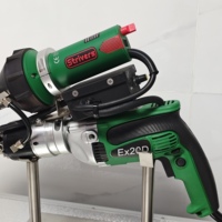 Soudeuse à extrusion manuelle pour plastiques PPR et PP 3600W à double chauffage, pistolet de soudage par extrusion pour plastiques HDPE