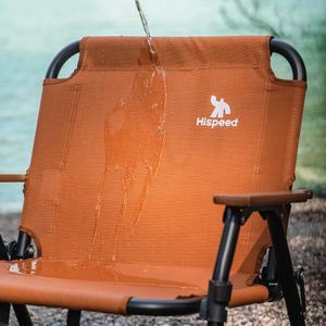 كرسي HISPEED خفيف الوزن عالي الظهر التخييم شعبية الألومنيوم في الهواء الطلق مقاوم للماء - Product Image 3