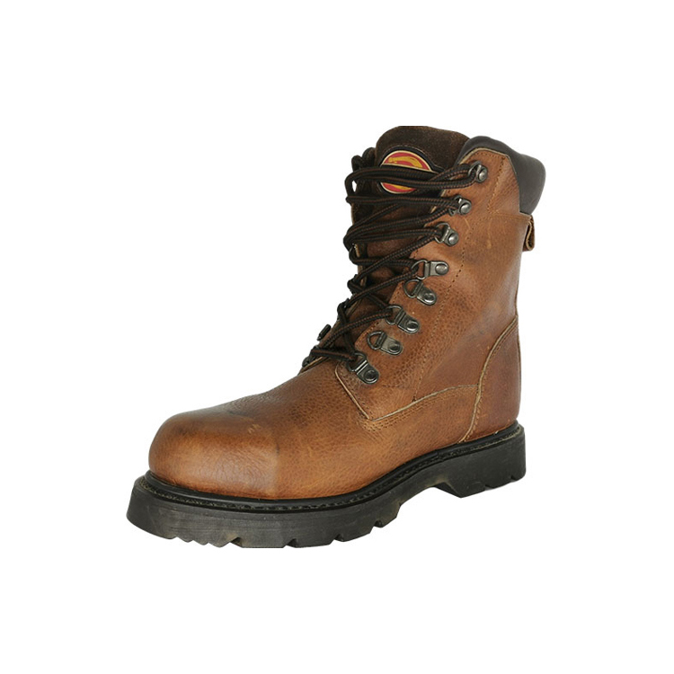 Botas de seguridad de cuero con punta de acero para hombre, zapatos de seguridad industriales personalizados, a precio