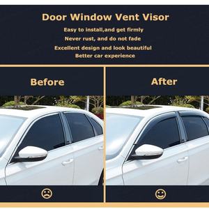 Pare-soleil latéraux pour fenêtres de voiture, déflecteurs de vent pour portières de voiture, accessoires extérieurs pour HYUNDAI Elantra 2015-2019 - Product Image 4