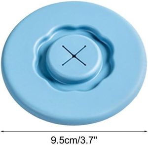 Tapa de Silicona Reutilizable para Vasos con Orificio para Pajita, Antipolvo, Borde Suave, Se Ajusta Perfectamente a Tazas y Vasos Universales, Ecológica y Portátil - Product Image 2