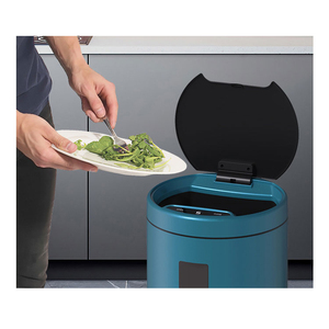 Trash home smart logo sensor garbage recycling custom waterproof waste bin