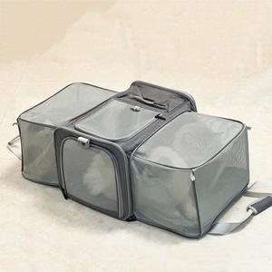 <span class=keywords><strong>2026</strong></span> थोक पोर्टेबल सक्षम पालतू वाहक बड़े क्षमता वाले हाथ से रखे बैग बाहर के लिए दो छोटे कुत्तों की बिल्लियों को फिट करता है - Product Image 6