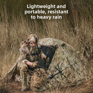 เต็นท์แบ็คแพ็คแบบกันน้ำ กันลม น้ำหนักเบาพิเศษ ติดตั้งง่าย สำหรับตั้งแคมป์ เดินป่า ชายหาด และแบ็คแพ็คกิ้ง - Product Image 3