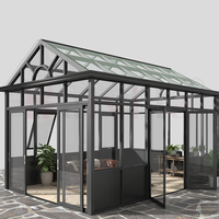 Qiavilla — serre de soleil de luxe en Aluminium, terrasse de jardin, Patio de Villa, Double verre