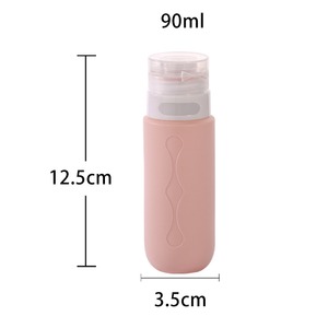 Bouteilles de recharge en silicone les plus vendues, pour gel douche, shampoing, bouteilles de voyage portables, simples et faciles à transporter. - Product Image 6