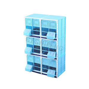 <span class=keywords><strong>Cage</strong></span> à oiseaux empilable à faible teneur en carbone de haute qualité avec plateau inférieur pour perroquets Conure Inséparable <span class=keywords><strong>Cage</strong></span> à oiseaux en vol d'élevage - Product Image 6