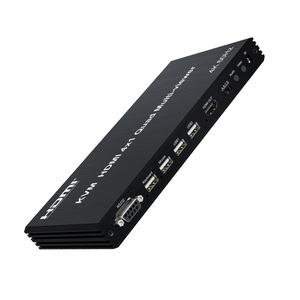   Conmutador KVM 4x1 Quad Multi Viewer 4K 60Hz con Selector, IR, RS232 y Control de Conmutación sin Interrupciones - Product Image 4