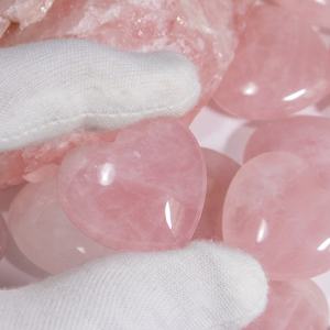 Cuentas de Cuarzo Rosa Natural en Forma de Corazón de 30 mm, Cristal Curativo, Energía de Amor, Protección, <span class=keywords><strong>para</strong></span> Hacer Joyas, Decoración <span class=keywords><strong>para</strong></span> el Hogar, Regalo de Boda - Product Image 5