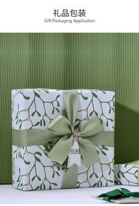 Ruban personnalisé d'étiquettes avec nœud en gros-grain et logo imprimé taille personnalisée - Product Image 5