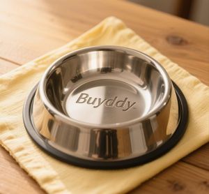 Vente en gros 64oz double bol en acier inoxydable pour chiens et oiseaux avec revêtement en poudre avec logo personnalisé avec boîte emballée <span class=keywords><strong>à</strong></span> fonction automatique - Product Image 2