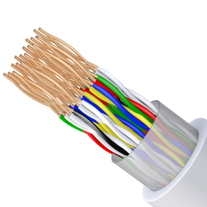 Câble téléphonique 2 10 20 paires, ligne téléphonique 0,5 mm, code couleur télécommunications, 50 paires, fil téléphonique souterrain HYA - Product Image 1