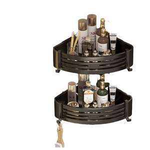 Estante de almacenamiento de baño OEM Diseño de trípode Estante de almacenamiento de cocina montado en la pared que ahorra espacio - Product Image 3