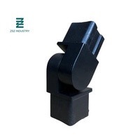 Raccord de tuyau carré en acier inoxydable connecteur Flexible coude de main courante réglable pour rampes d'escalier