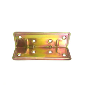 Support d'angle 90 degrés pour meubles, connecteur de fixation pour étagère, 100 mm, finition couleur cheveux masculins - Product Image 4