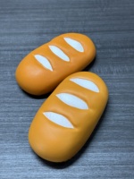 Jouet Squishy Réaliste à Sensation Humide et à Remontée Lente, Bâtonnet de Pain Brezel à Presser pour Soulager le Stress
