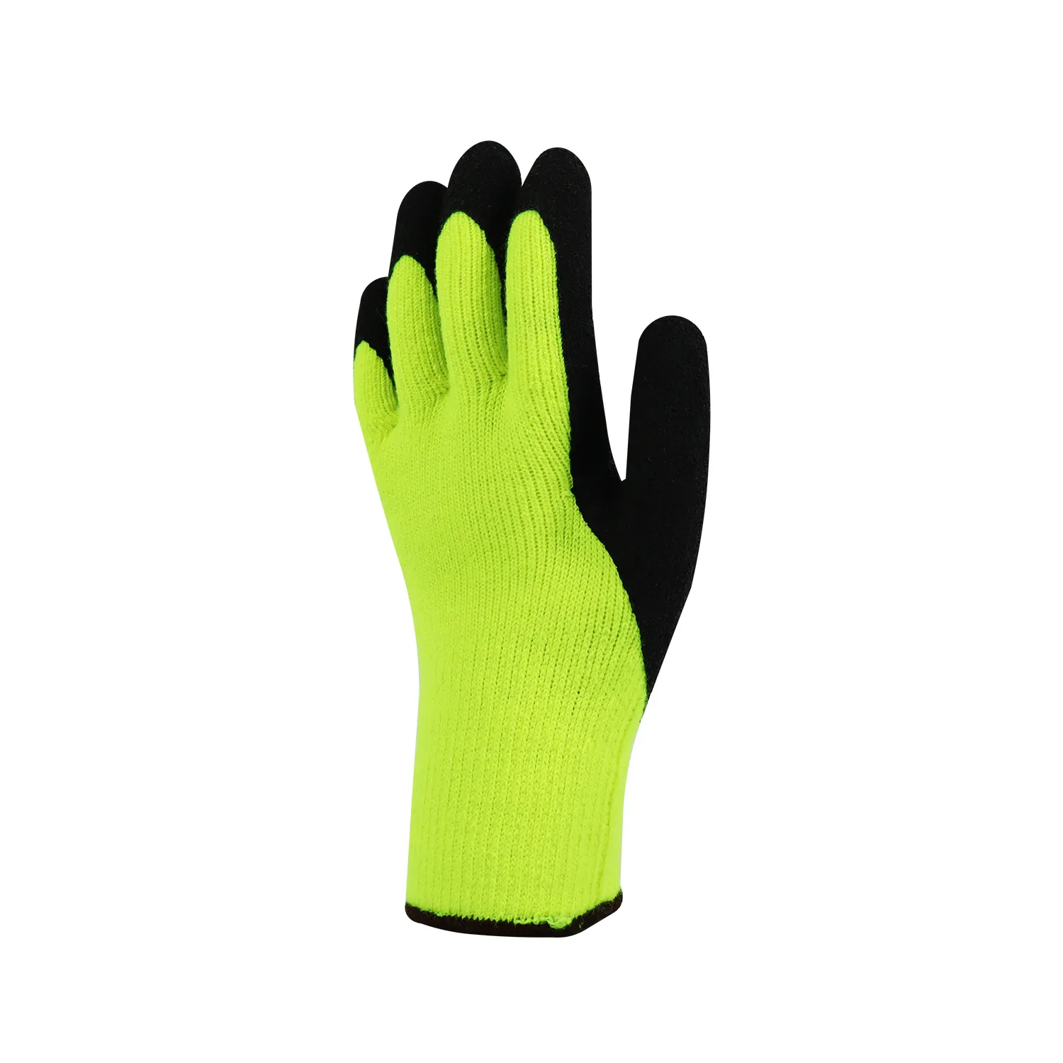 HYCOM A7FCL Cold Weather Waterproof Winter Work Gloves Crinkle Latex Palm Dipped Winter Gloves for Working