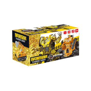 Giocattolo <span class=keywords><strong>Robot</strong></span> Trasformabile in Vendita, Veicolo da Costruzione Elettrico, Escavatore Deformabile con Luci e Musica per Bambini - Product Image 5