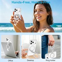 Support magnétique double face pour téléphone, accessoires de téléphone Ningbo, directement de l'usine, avec fonction anti-stress et organisateur de poignée de téléphone