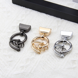Porte-clés de voiture en alliage de zinc, pendentif universel détachable avec anneau à ressort, accessoire de quincaillerie moulé sous pression pour bricolage, ornement à suspendre pour sac, été - Product Image 4