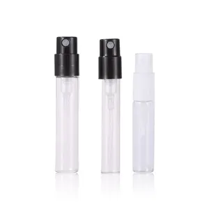 플라스틱 스프레이 탑 포켓 스프레이 유리 향수병이있는 미니 2ml 3ml 5ml 10ml 빈 리필 휴대용 유리 스프레이 병