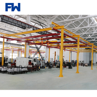 Grúa Puente Suspendida Combinada Flexible y Ligera de 500 kg, 1000 kg, 2000 kg, 3 Toneladas y 5 Toneladas