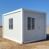 Maisonnette pour travailleurs ignifugée de 20 pieds, haute sécurité, résistante aux intempéries et écoénergétique, idéale pour chantier urbain temporaire