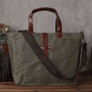 Bolsos Tote de Lona Encerada Personalizados para Mujer, con Cierre, Impermeables, Duraderos, Grandes, para el Hombro, Portátiles, para Viajes, Playa y Compras - Product Image 6