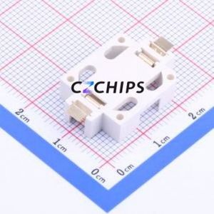 BS-16-B4AA006 Button & Strip Battery Connector SMD Connector Battery Holder CR1632 Phosphor Bronze Gold - Product Image 2