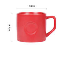 Tasse à petit-déjeuner en porcelaine avec illustration de paysage personnalisée pour les magasins de souvenirs des musées, les programmes culturels et les commandes en gros
