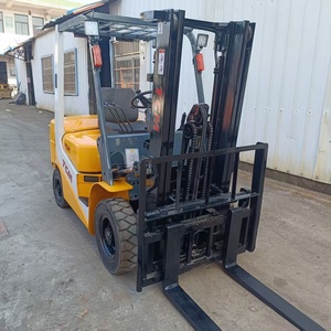 Used 3 Ton Diesel Forklift FD30 <b>Second</b> <b>Hand</b> Original TCM 3ton Forklift 2stages 3t TCM Forklifts In Stock - Product Image 3