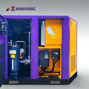 Compresseur à vis rotatif VSD 7,5 kW 10 CV haute pression - 13 bars avec extrémité GHH pour la découpe, technologie importée HH-RAND Air End, rendant les performances supérieures - Product Image 4