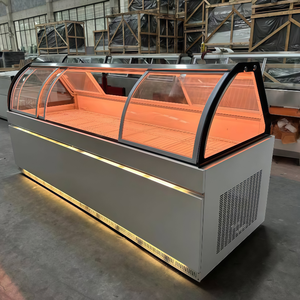 תיק תצוגה כבד עבור בשר חזיר גרמנית/בשר wagyu עם צירים מחוזקים, מרכז עסקים cuagu - Product Image 6