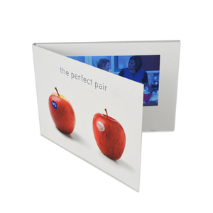 <span class=keywords><strong>Personalizado</strong></span> Digital de 7 pulgadas libro carpeta postal música tarjeta de <span class=keywords><strong>Video</strong></span> de catálogo de pantalla Lcd <span class=keywords><strong>para</strong></span> <span class=keywords><strong>cumpleaños</strong></span> - Product Image 2