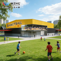 Gimnasio de Baloncesto de Acero Estructural de Ingeniería de Costo Accesible para Uso Comercial