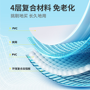สระว่ายน้ำเป่าลม PVC หนาพิเศษ สำหรับใช้กลางแจ้งที่บ้าน สำหรับเด็กและครอบครัว - Product Image 3