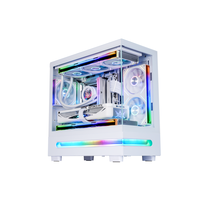 Chasis de PC para Juegos Nuevo al por Mayor, Caja de PC Micro ATX, Hardware para Juegos, Cajas y Torres de PC, Gabinete de PC para Juegos RGB de Vidrio