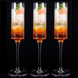 En gros Sans Plomb Moderne Élégant Cristal Personnaliser Flûtes À Champagne En Verre Cadeau pour Mariage - Product Image 4