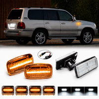 Kit d'éclairage LED pour plaque d'immatriculation et feux de position latéraux pour Toyota Land Cruiser Série 100 (1998-2007) et Lexus LX470 (1998-2007)