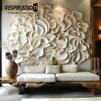 Revêtement mural en ciment et gypse Panneau décoratif mural intérieur 3d Moule en fibre de verre pour gypse Panneaux muraux décoratifs 3D à vendre