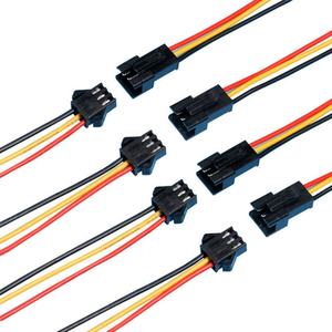 Conector de Cable de Alimentación JST SM2.54mm de Cobre 22AWG 50V-440V para Tiras de LED y Microondas - Adaptador Macho/Hembra - Product Image 3