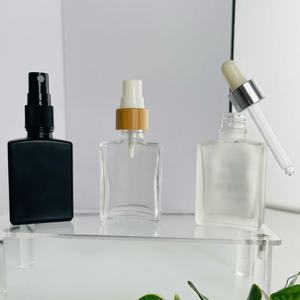 Sang Trọng Tùy Chỉnh Potion <span class=keywords><strong>Dropper</strong></span> Chai Rõ Ràng Rỗng Thủy Tinh Phẳng Vuông Dầu <span class=keywords><strong>Dropper</strong></span> Chai 15Ml 1Oz 30Ml 50Ml 100Ml - Product Image 4