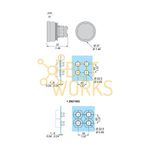 Schneider Electric ZB4BC580 - Nuovo - Product Image 1