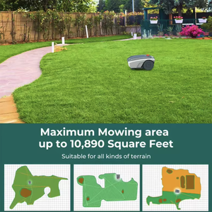 Lanceforce 1500W <span class=keywords><strong>Débroussailleuse</strong></span> électrique à <span class=keywords><strong>batterie</strong></span> 4 temps, coupe-herbe, tondeuse à gazon, outil électrique portatif 19cm - Product Image 5